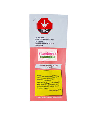 Spinach Spinach Strawberry Watermelon 10:1 THC/CBG Hybrid Cartridge 1.2G