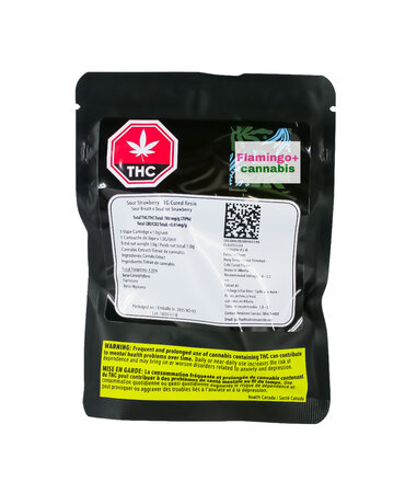 headstone Headstone Cannabis Sour Strawberry Hybrid Cured Resin Cartridge 1G