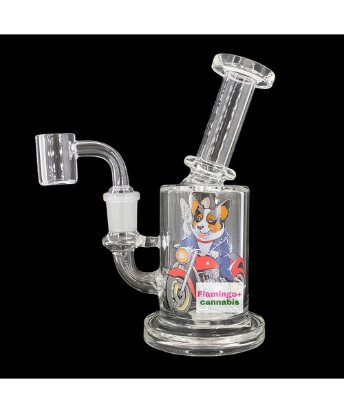 Pulsar 6.75" Moto Corgi Glass Dab Rig