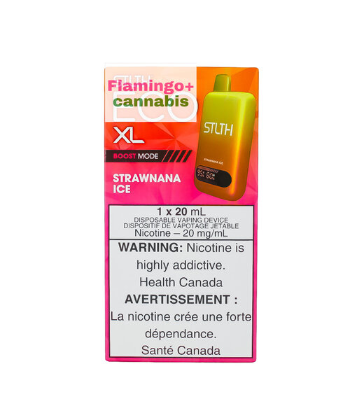 STLTH ECO XL Rechargeable Disposable 20ml MB StrawNana Ice