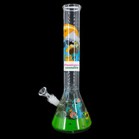 Red Eye Glass 15" Bong of the Living Dead Beaker Bong