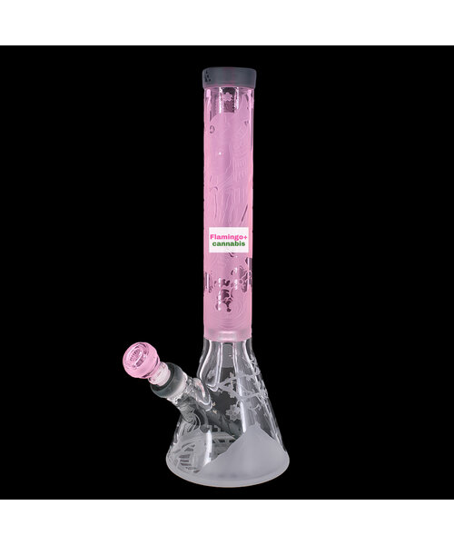 Milky Way Glass 16" Femme Samurai Beaker Bong Pink