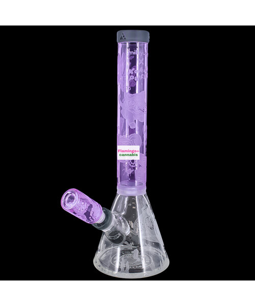 Milky Way Glass 16" Catlantis Beaker Bong Purple