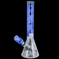 Milky Way Glass 16" Catlantis Beaker Bong Blue