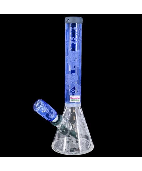 Milky Way Glass 16" Catlantis Beaker Bong Blue