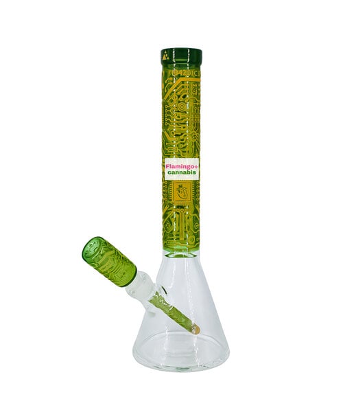 Milky Way Glass 16" Spectrum Beaker Bong Yellow