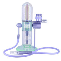 Stündenglass x Khalifa Glass Gravity Bong V2 Violet Sky/Mints