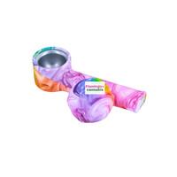 Silicone Pipe W/Metal Screen