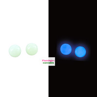 Tau Glass Glow In Dark Quartz Terp Pearls