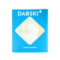 Dabski Quartz Full Weld Faceted Banger 14mm Male / 90 Degree