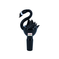 Tau Glass Flockin Flamingo Bowl