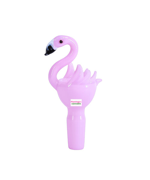 Tau Glass Flockin Flamingo Bowl