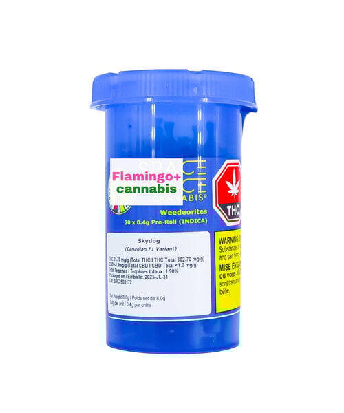 Space Race Weedorites Indica Pre-Rolls 20X0.4G