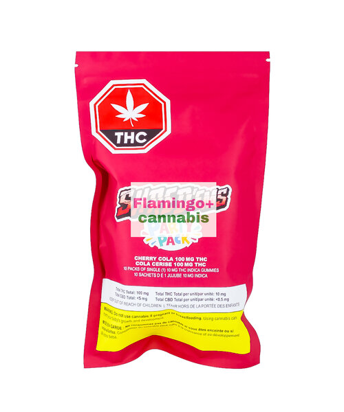 Shred Ems Cherry Cola Party Pack Indica Gummies 10X10MG