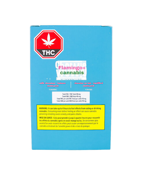 Chowie Wowie Milk Chocolate Multipack 4X10MG