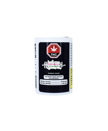 high key High Key Purple Juice Live Resin + Liquid Diamond Hybrid Cartridge 1G