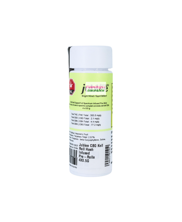 jublee Jublee CBG Kief Roll Hash Infused Pre-Rolls 4X0.5G