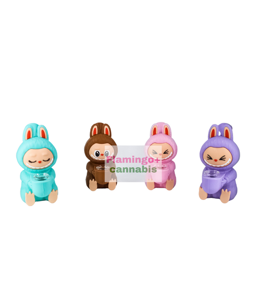 5.5" Silicone Cute Monster Bubbler