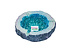Fantasy Gifts Fantasy Gifts Faux Turquoise Crystal Ashtray