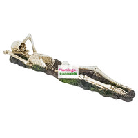 Fantasy Gifts Lounging Skelly Incense Burner