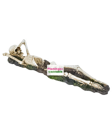 Fantasy Gifts Fantasy Gifts Lounging Skelly Incense Burner