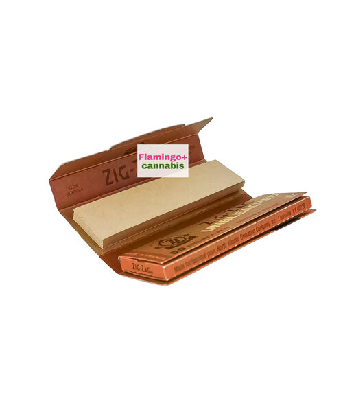 Zig Zag BROWN 1 1/4 Unbleached Papers w/Tips