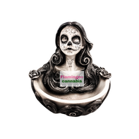 Fantasy Gifts Day of the Dead Ashtray & Incense Burner