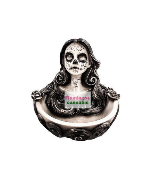 Fantasy Gifts Day of the Dead Ashtray & Incense Burner