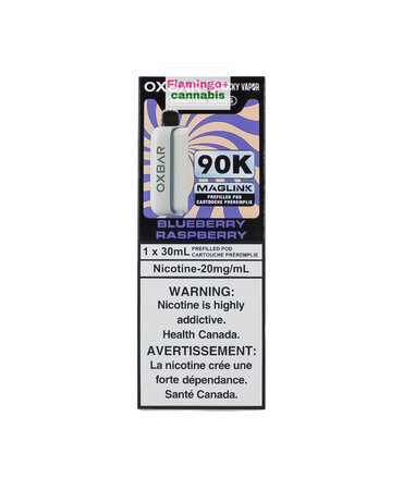 Rocky Vapor x OXBAR Rocky Vapor x OXBAR MAGLINK 90k Puff Pre-Filled Pod MB Blue Razz