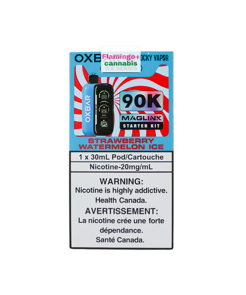 Rocky Vapor x OXBAR MAGLINK 90k Puff Starter Kit MB Strawberry Watermelon Ice