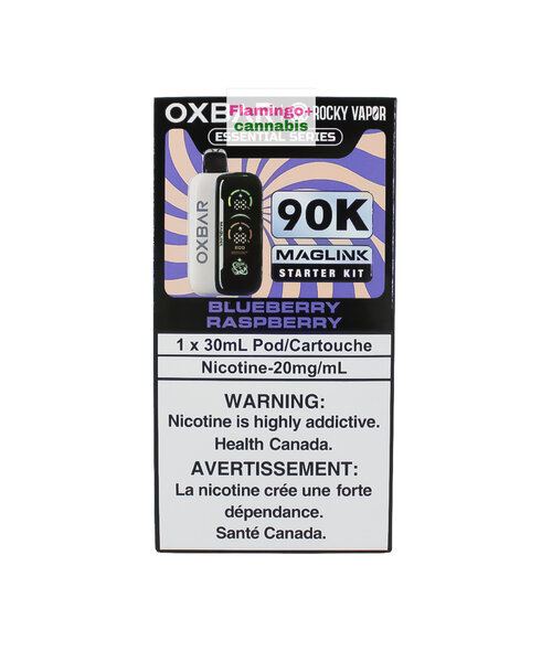 Rocky Vapor x OXBAR MAGLINK 90k Puff Starter Kit MB Blue Razz