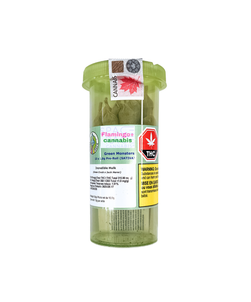 Space Race Green Monsters Sativa Pre-Rolls 10X1G