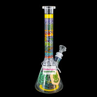 SeshGear Technicolour Zig Wag 10" Beaker Bong Assorted