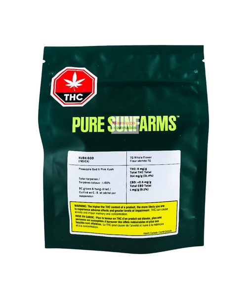 Pure Sun Farms Kush God Indica Flower 7G