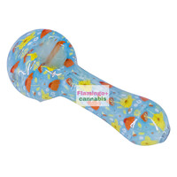 Pulsar 5" Inside Print: Flower Vision Glass Pipe