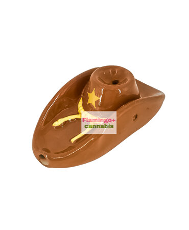 Wacky Bowlz Wacky Bowlz 4" Cowboy Hat Ceramic Pipe