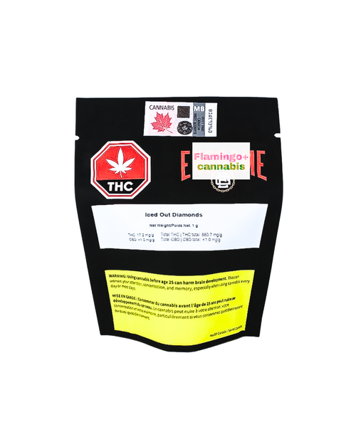 EndGame Iced Out Diamonds Hybrid THCA Isolate 1G