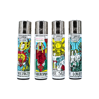 Clipper Refillable Lighter Tarot Cards Design