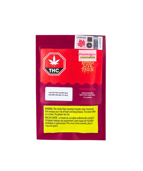 Ness Strawberry Jack Liquid Diamond + Live Resin Sativa Cartridge 1G