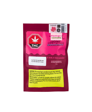 ness Ness Pink Pineapple Hybrid Liquid Diamond AIO Disposable 1G