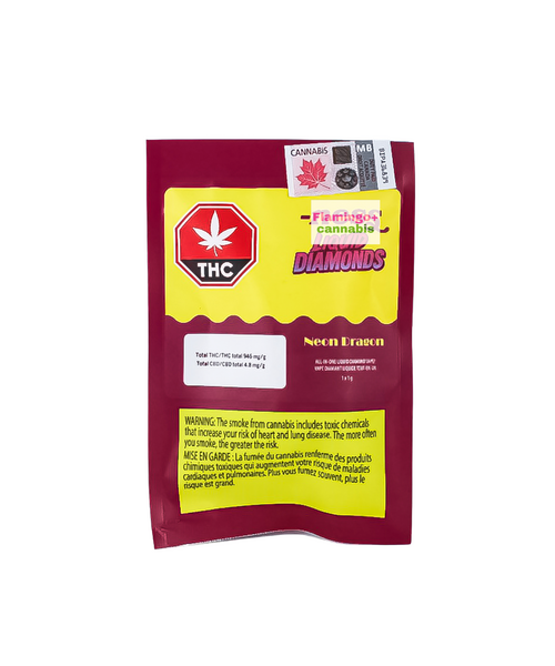 Ness Neon Dragon Hybrid Liquid Diamond AIO Disposable 1G