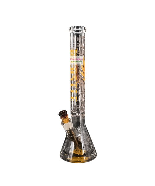 Castle Glassworks 18" Anubis 9mm Beaker Bong