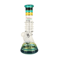 OG Original 10" Rainbow Ring Beaker Bong Teal