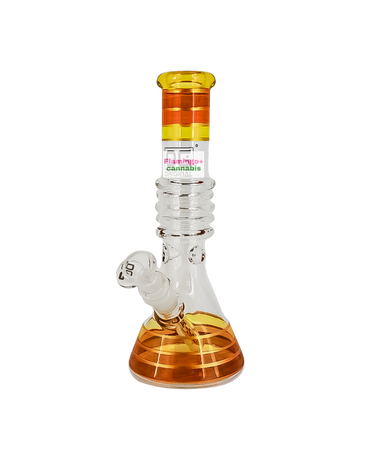OG Original OG Original 10" Rainbow Ring Beaker Bong Gold