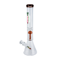Marley Glass 16" Gentle Beaker Bong w/Tree Perc Amber