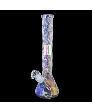 Marley Glass Marley Glass 16" Twisted Glow Beaker Bong