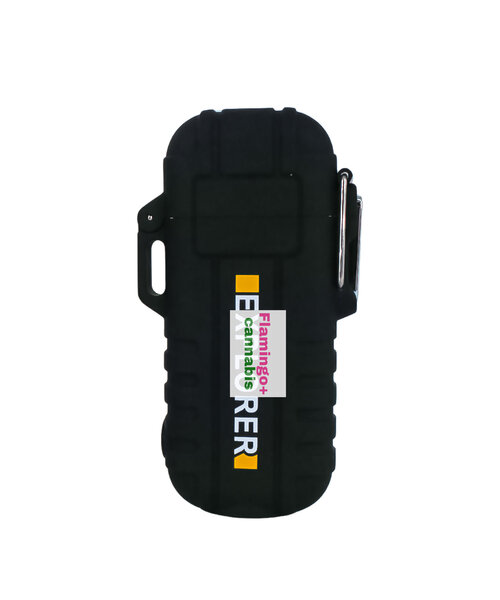 Heavy Duty Rechargeable Electric Lighter w/Safety Flashlight