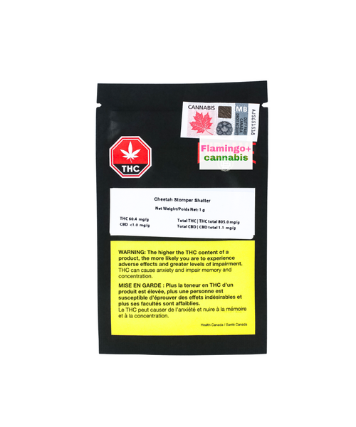 Endgame Cheetah Stomper Indica Shatter 1G