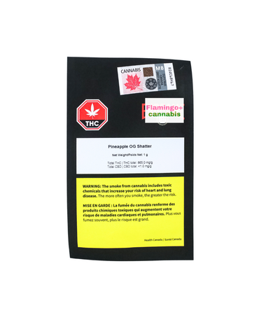 Endgame EndGame Pineapple OG Indica Shatter 1G