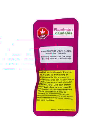 Bold Glazed Bold Glazed Midnight Berries Indica Disposable 1G